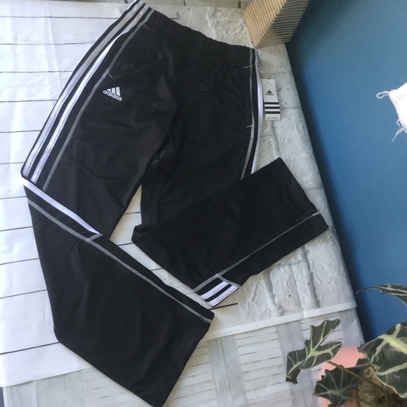 Mens Adidas Black White - Picture 2 of 7